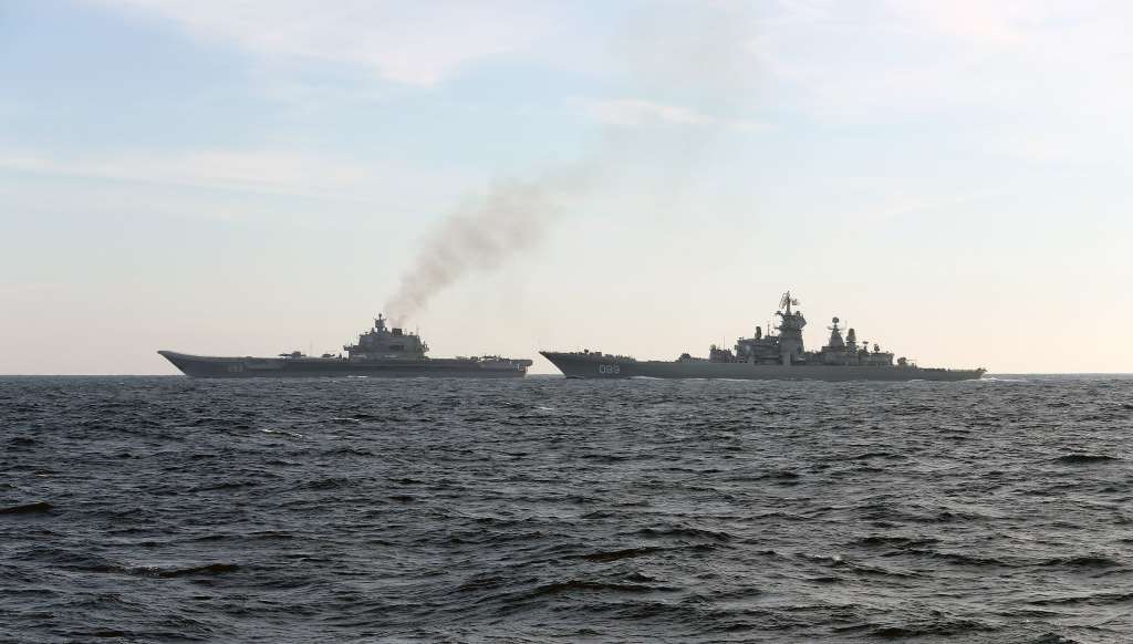 Admiral Kuznetsov y crucero clase kiev