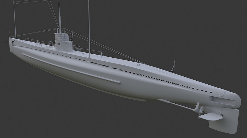 3D submarino calse C